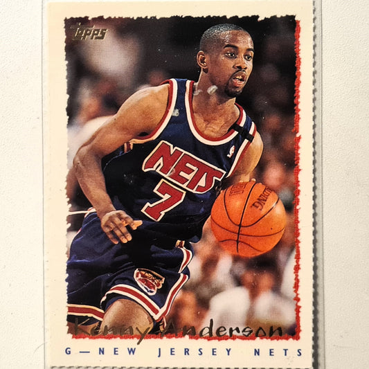 Kenny Anderson 1994 Topps perforated #138 NBA Basketball New Jersey Nets Excellent sleeved