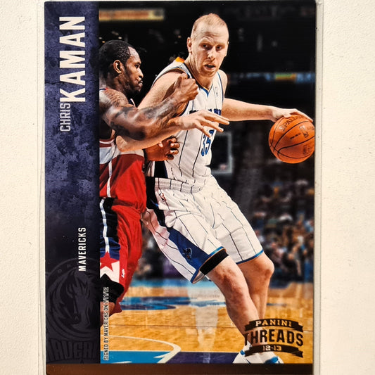 Chris Kaman 2012  Panini Threads #95 NBA Basketball Dallas Mavericks very good sleeved