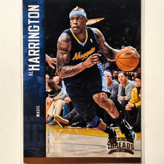 Al Harrington 2012  Panini Threads #35 NBA Basketball Orlando Magic very good sleeved