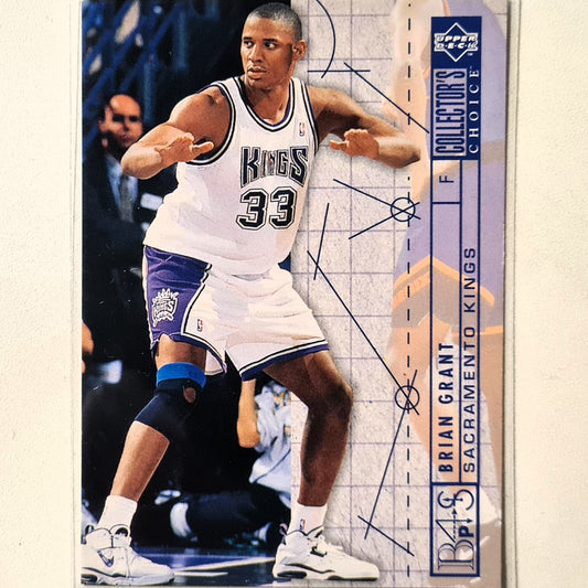 Brian Grant 1994 Upper-Deck #394 NBA Basketball Sacramento Kings Excellent  sleeved