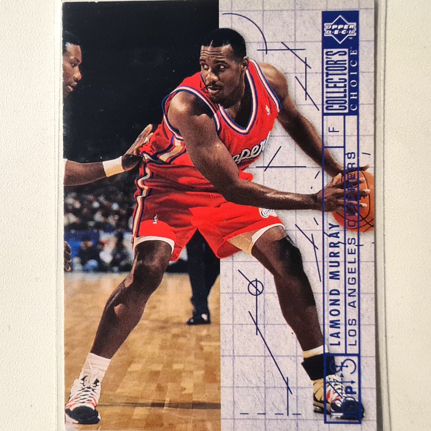 Lamond Murray 1994 Upper-Deck Blueprint RC Rookie #383 NBA Basketball Los Angeles Clippers  Excellent  sleeved