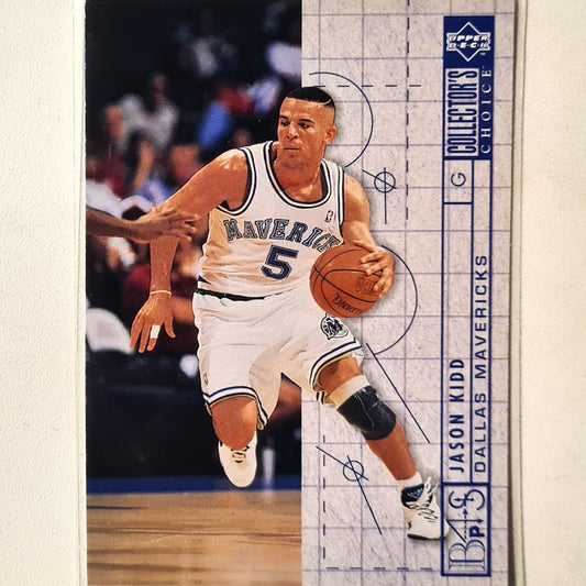 Jason Kidd 1994 Upper-Deck Blueprint Rookie RC #377 NBA Basketball Dallas Mavericks Excellent sleeved