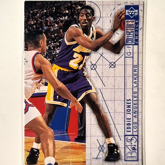 Eddie Jones 1994 Upper-Deck Blueprint Rookie RC #384 NBA Basketball LA Lakers Excellent sleeved