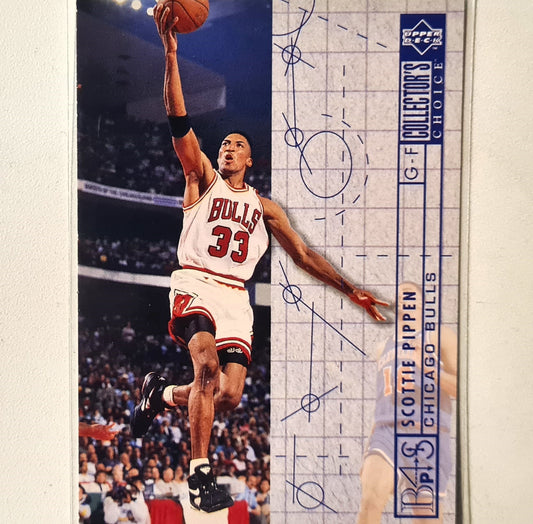Scottie Pippen 1994 Upper-Deck Blueprint #375 NBA Basketball Chicago Bulls Excellent sleeved