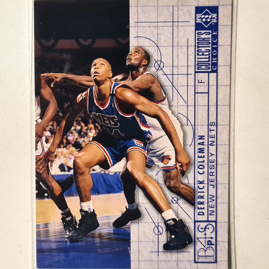 Derrick Coleman 1994 Upper-Deck Blueprint #388 NBA Basketball New Jersey Nets Excellent sleeved