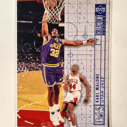 Karl Malone 1994 Upper-Deck Blueprint #397 NBA Basketball Utah Jazz Excellent sleeved