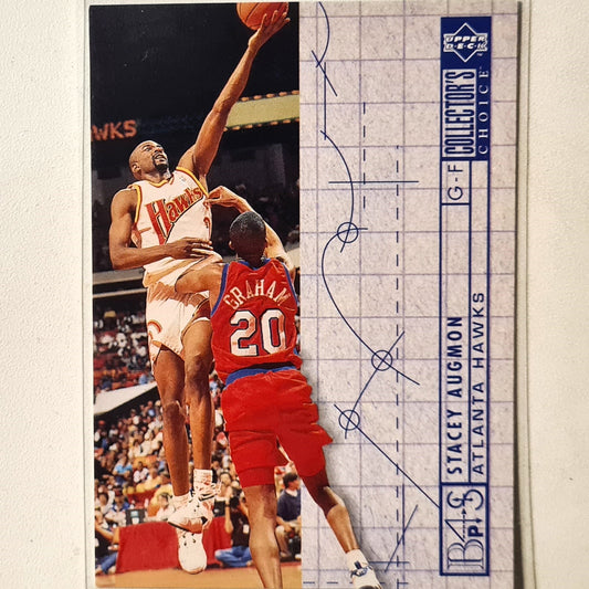 Stacey Augmon 1994 Upper-Deck Blueprint #372 NBA Basketball Atlanta Hawks Excellent sleeved