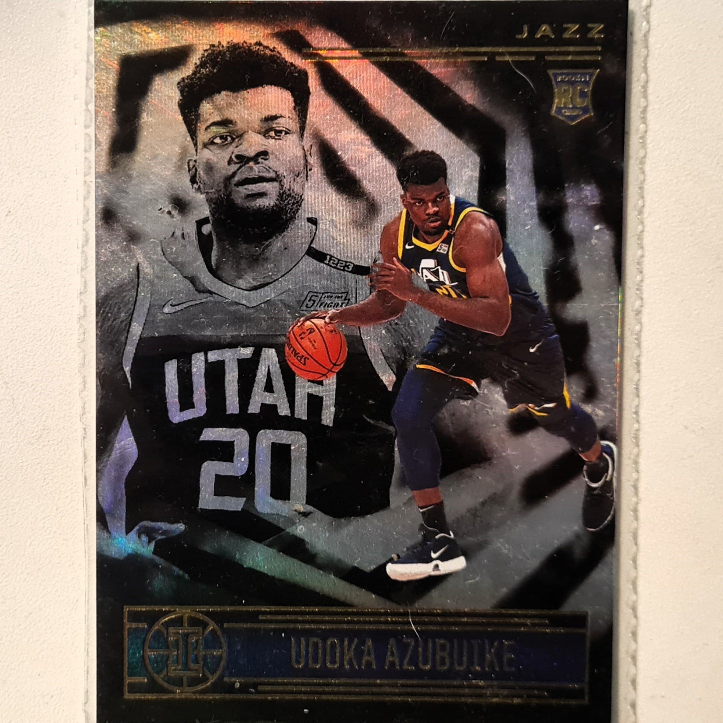 Udoka Azubuike 2020-21 Panini Illusions Rookie RC #193 NBA Basketball Utah Jazz Excellent sleeved