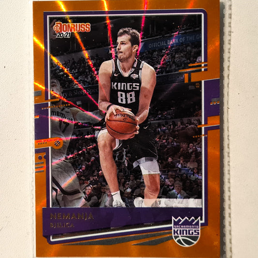 Nemanja Bjelica 2020-21 Panini Donruss orange Laser #109 NBA Basketball Sacramento Kings Excellent sleeved