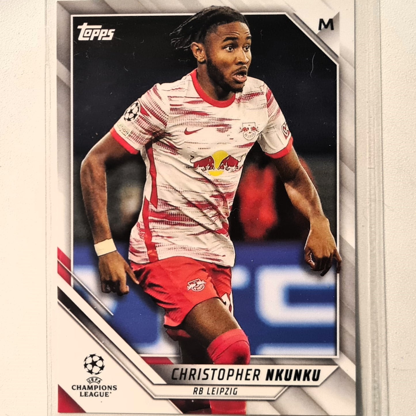 Christopher Nkunku 2022 Topps Champions League #2 Soccer Football RB Leipzig Excellent sleeved