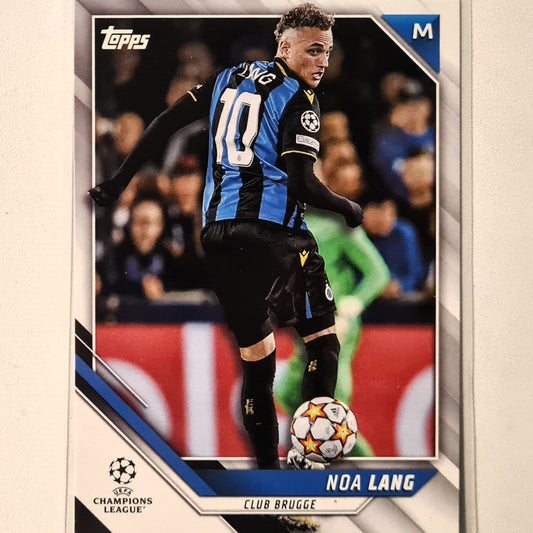 Noa Lang 2022 Topps Champions League japan variant  #39 Soccer Football Club Brugge excellent mint Sleeved