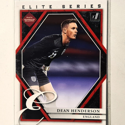 Dean Henderson 2021-22 Panini Donruss road to Qatar Elite Series #20 Soccer Football England excellent mint Sleeved