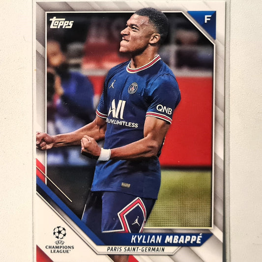 Kylian Mbappe 2022 Topps Chrome Champions League #200 Soccer Football Paris Saint-Germain mint sleeved