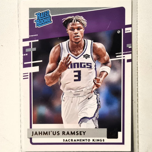 Jahmi'Us Ramsey 2020-21 Panini Rated Rookie RC #247 NBA Basketball Sacramento Kings Excellent sleeved