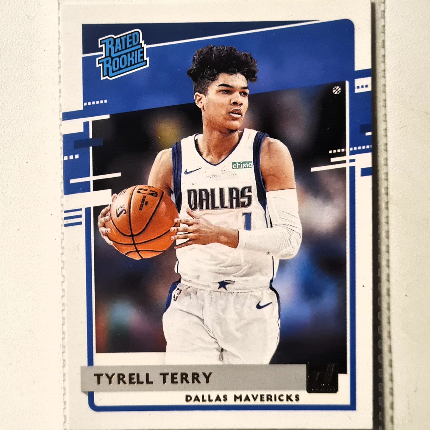 Tyrell Terry 2020-21 Panini Rated Rookie RC #216 NBA Basketball Dallas Mavericks Excellent sleeved