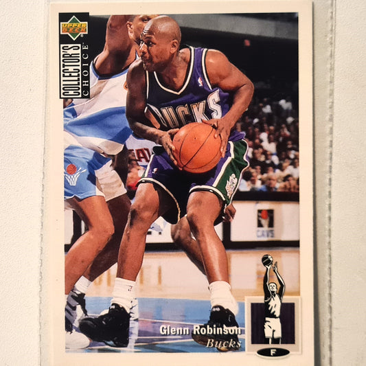 Glenn Robinson 1994 Upper-Deck Rookie RC #266 NBA Basketball Milwaukee Bucks Excellent Sleeved