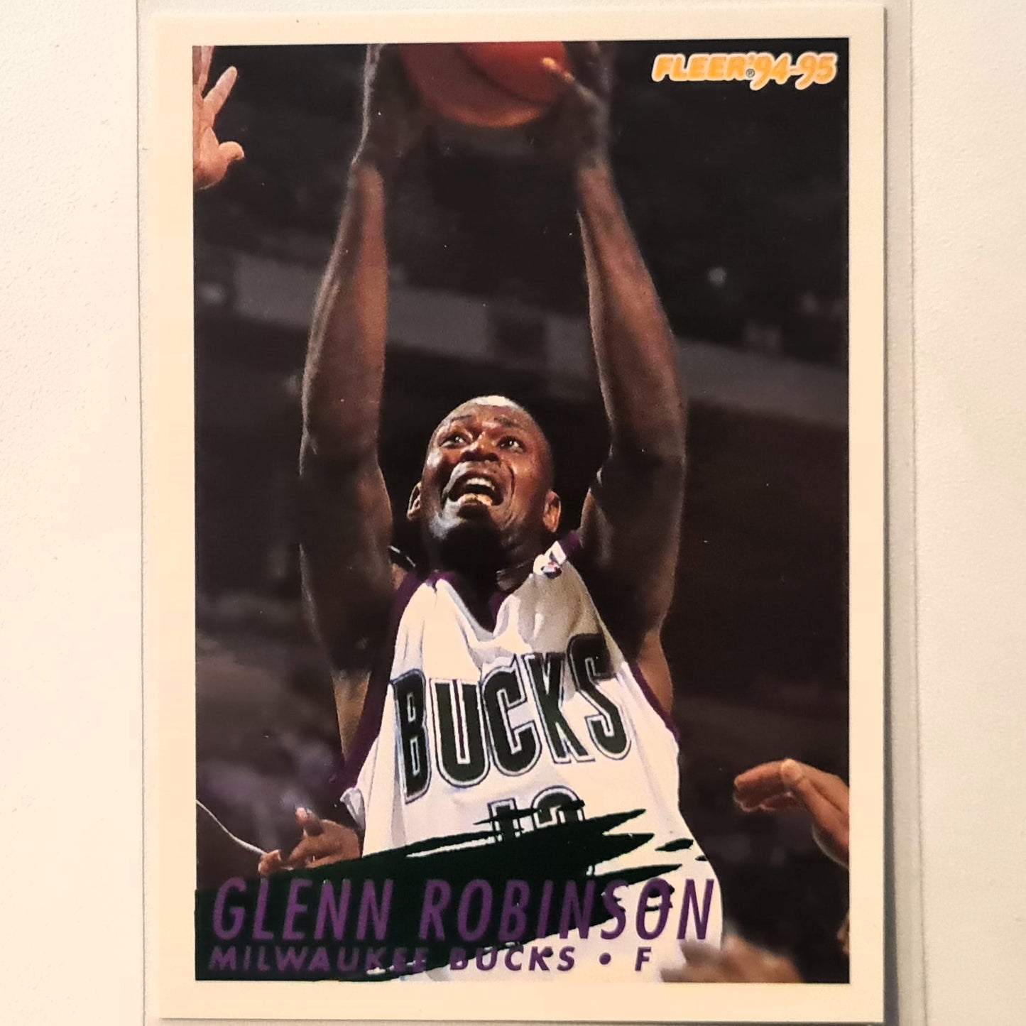 Glenn Robinson 1994 Fleer 94-95 Rookie RC #320 NBA Basketball Milwaukee Bucks Excellent Sleeved