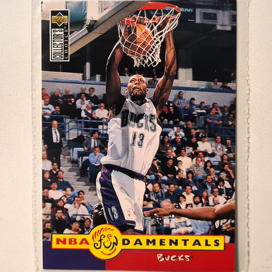 Glenn Robinson 1996 Upper-Deck Fundamentals #180 NBA Basketball Milwaukee Bucks Excellent Sleeved