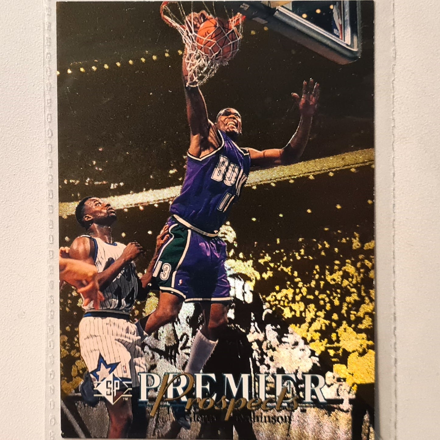 Glenn Robinson 1995 Upper-Deck SP premier prospects #1 NBA Basketball Milwaukee Bucks Excellent Sleeved