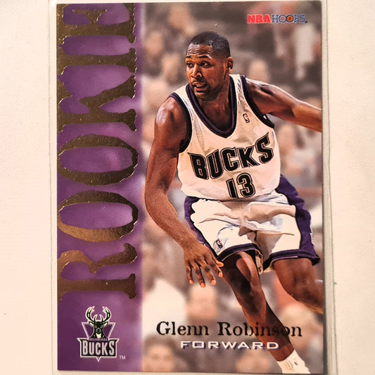 Glenn Robinson 1995 Skybox NBA Hoops Rookie #349 NBA Basketball Milwaukee Bucks Excellent Sleeved