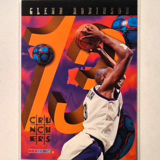 Glenn Robinson 1995 Skybox NBA Hoops Crunchers 15 of 25 NBA Basketball Milwaukee Bucks Excellent Sleeved