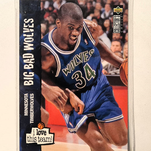 Isaiah Rider 1995 Upper-Deck i love this game #171 NBA Basketball Minnesota Timberwolves Excellent Sleeved