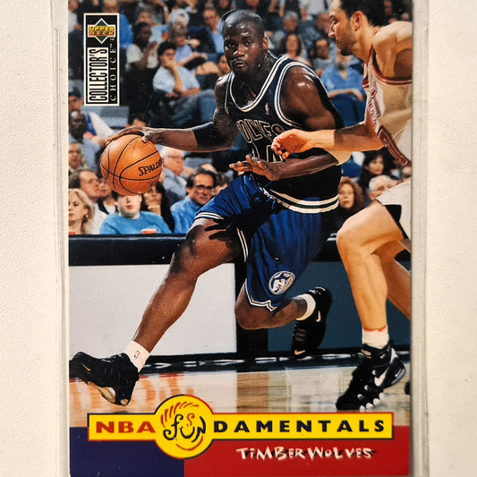 Isaiah Rider 1996 Upper-Deck Fundamentals #181 NBA Basketball Minnesota Timberwolves Excellent Sleeved