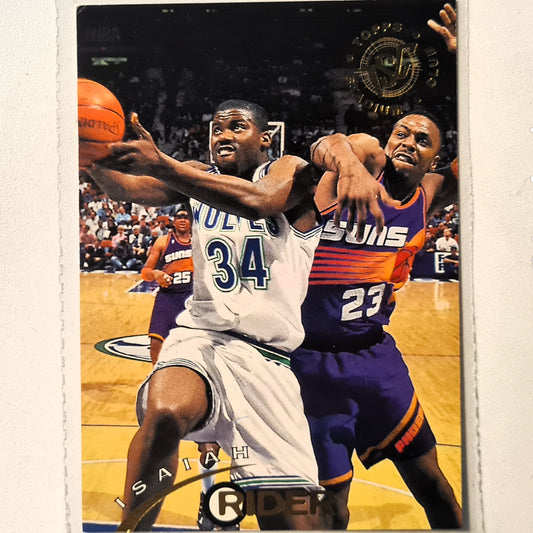 Isaiah Rider 1994 Topps stadium club Rookie RC #56 NBA Basketball Minnesota Timberwolves Excellent Sleeved