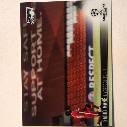 Sadio Mane 2021 Topps Stadium Club Champions League rookie #30 Soccer Football Liverpool Excellent/mint Sleeved