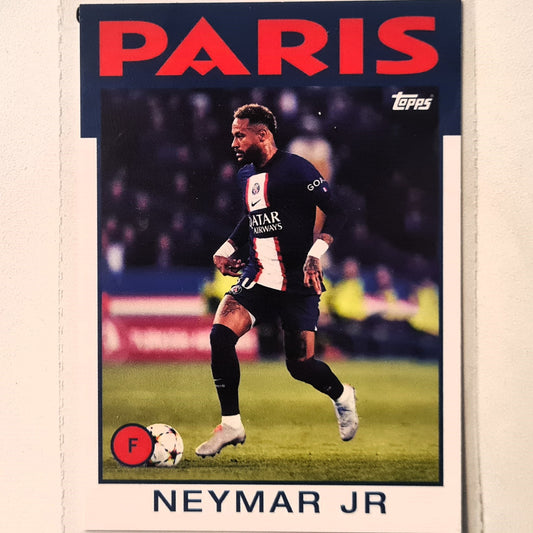 Neymar Jr 2023 Topps #35 Soccer Football Paris Saint Germain Excellent Sleeved