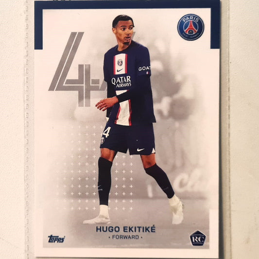 Hugo Ekitike 2023 Topps Paris Saint Germain curated set # Rookie RC #33 Soccer Football Paris Saint Germain Excellent Sleeved