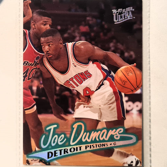 Joe Dumars 1996 Fleer Ultra 96-97 #32 NBA Basketball Detroit Pistons excellent