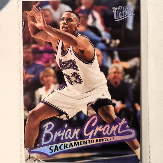 Brian Grant 1996 Fleer Ultra 96-97 #94 NBA Basketball Sacramento Kings excellent