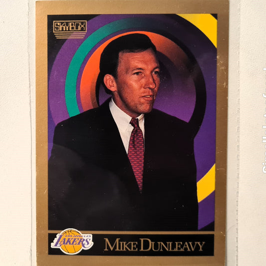 Mike Dunleavy 1990 Skybox #313 NBA Basketball LA Lakers Excellent Sleeved