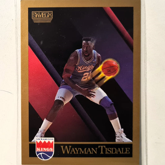 Wyman Tisdale 1990 Skybox #251 NBA Basketball Sacramento Kings very good Sleeved