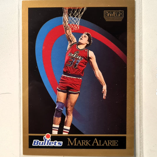 Mark Alarie 1990 Skybox #285 NBA Basketball Washington Wizards very good Sleeved