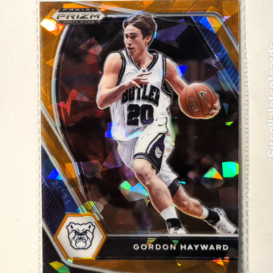 Gordon Hayward 2021  Panini Prizm gold cracked ice #99 NBA Basketball Butler bulldogs Excellent Sleeved