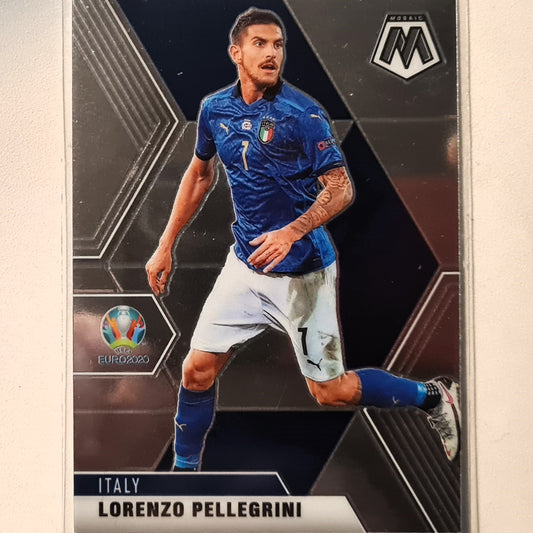 Lorenzo Pellegrini 2021 euro 2020  Panini Mosaic #136 Soccer football Italy Excellent sleeved