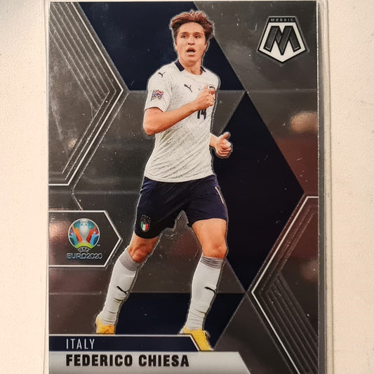 Federico Chiesa 2021 euro 2020  Panini Mosaic #140 Soccer football Italy Excellent sleeved