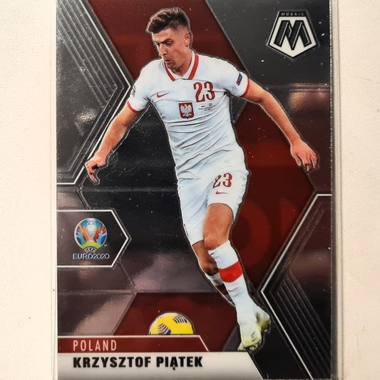 Krzysztof Piatek 2021 euro 2020 Panini Mosaic #62 Soccer football Poland Excellent sleeved