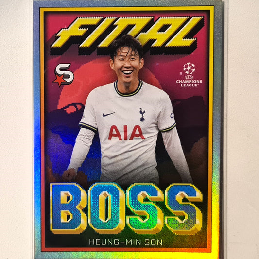 Heung-Min Son 2023 Topps Soccer superstars Final Boss FB-HMS Soccer football Tottenham Excellent sleeved