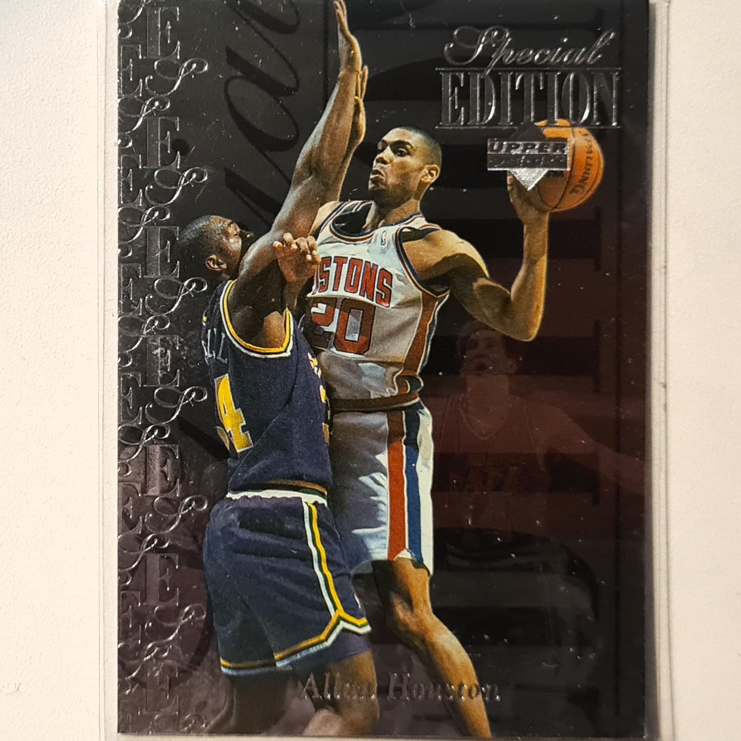 Allan Houston 1995 Upper-Deck Special edition SE24 NBA Basketball Detroit Pistons Excellent sleeved