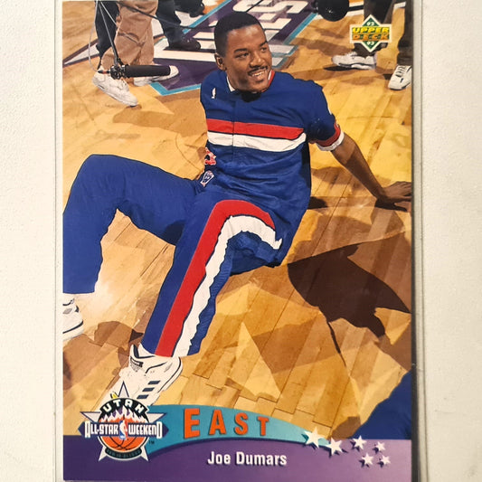 Joe Dumars 1993 NBA Upper-Deck All-Star East #428 NBA Basketball Detroit Pistons Excellent Sleeved