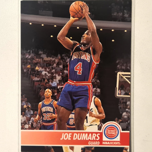 Joe Dumars 1994 NBA Hoops #57 NBA Basketball Detroit Pistons Excellent Sleeved