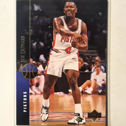 Joe Dumars 1995 Upper-Deck #323 NBA Basketball Detroit Pistons Excellent Sleeved