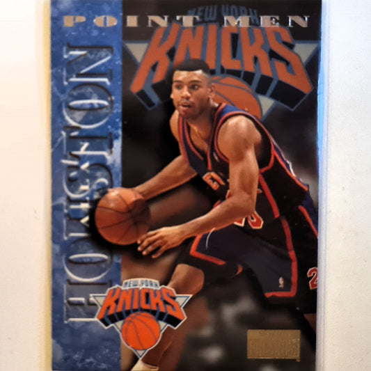 Allan Houston 1997 Skybox Premium Point Men #244 NBA Basketball New York Knicks Excellent Sleeved