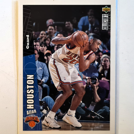 Allan Houston 1996 Upper-Deck #291 NBA Basketball New York Knicks Excellent Sleeved