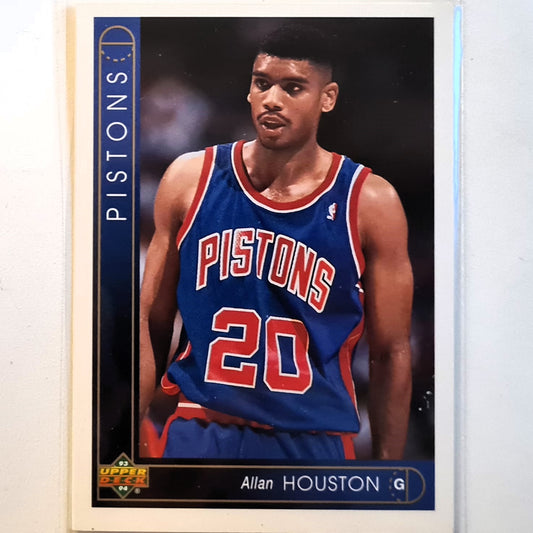 Allan Houston 1993 Upper-Deck Rookie RC #405 NBA Basketball Detroit Pistons Excellent Sleeved