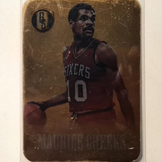 Maurice Cheeks 2014 Panini Gold Standard metal card #54 NBA Basketball Philadelphia 76ers Excellent Sleeved