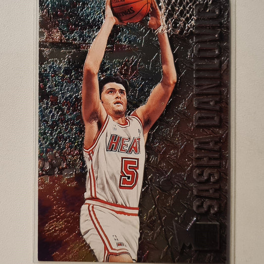 Sasha Danilovic 1996 Fleer metal 96-97 #51 NBA Basketball Miami Heat Excellent sleeved